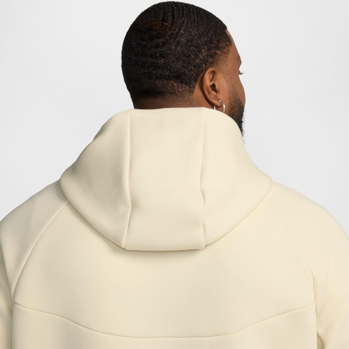 Tech Men'S Full-Zip Windrunner Hoodie (HV0949-234, Light Khaki/Black)