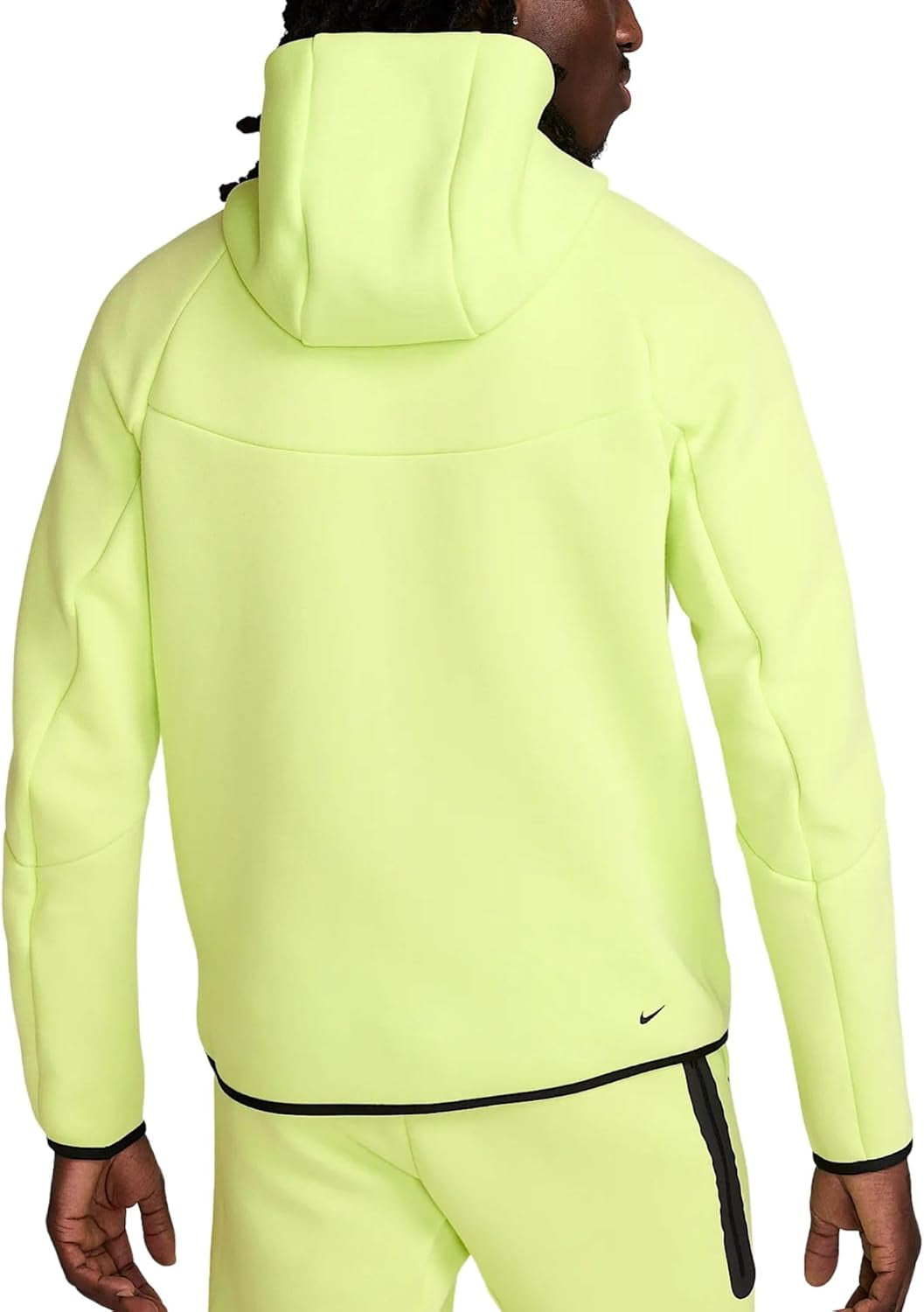 Tech Men'S Full-Zip Windrunner Hoodie (HV0949-736, Light Lemon Twist/Black)