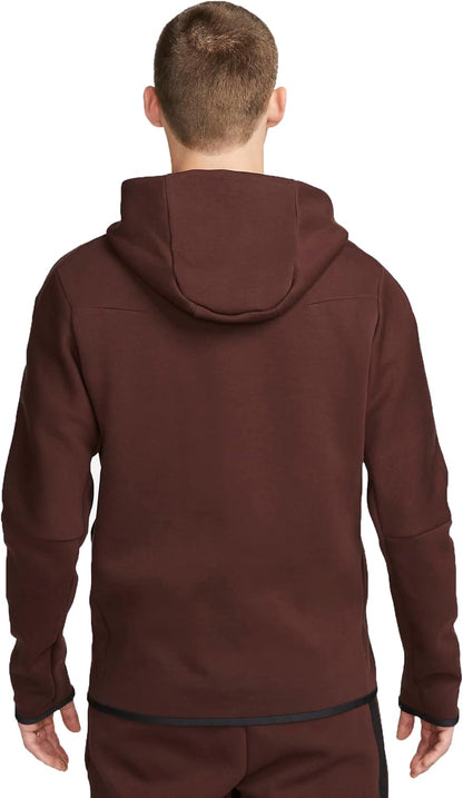 Men'S Sportswear Earth/Black Tech Fleece Full-Zip Hoodie (CU4489 227) - 2XL