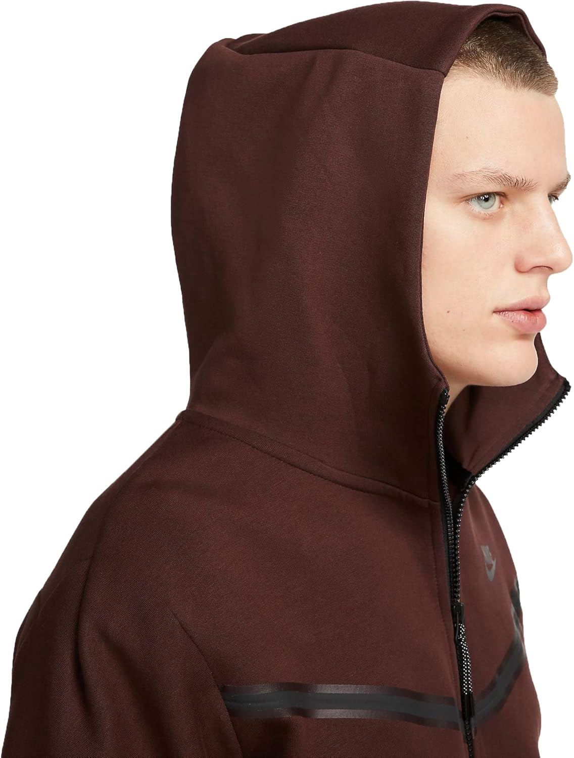 Men'S Sportswear Earth/Black Tech Fleece Full-Zip Hoodie (CU4489 227) - 2XL