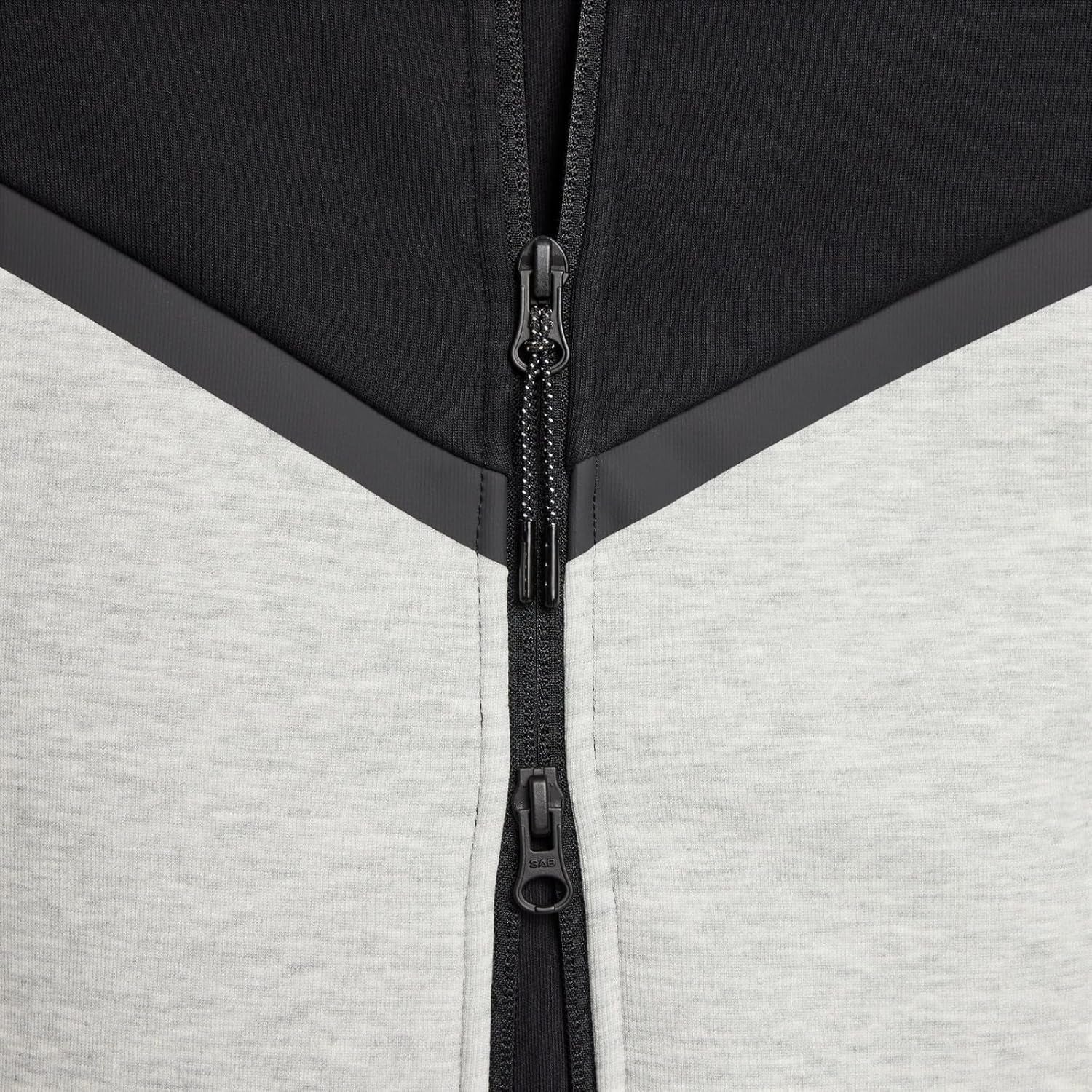 Tech Men'S Full-Zip Windrunner Hoodie (HV0949-011, Black/Dark Grey Heather/Black)