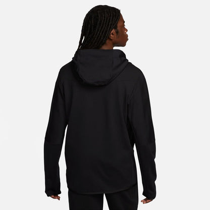 Sportswear Tech Fleece Lightweight Men'S Full-Zip Hoodie Sweatshirt (DX0822-010, Black/Black) Size Small